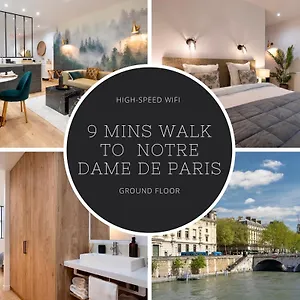 Apartment Cosy A 9 Min A Pied De La Cathedrale Notre Dame, Paris